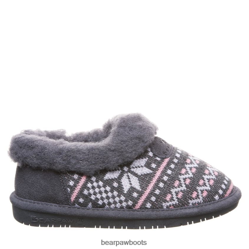 Hausschuhe BEARPAW Alice Jugend Holzkohle Kinder J080PL618