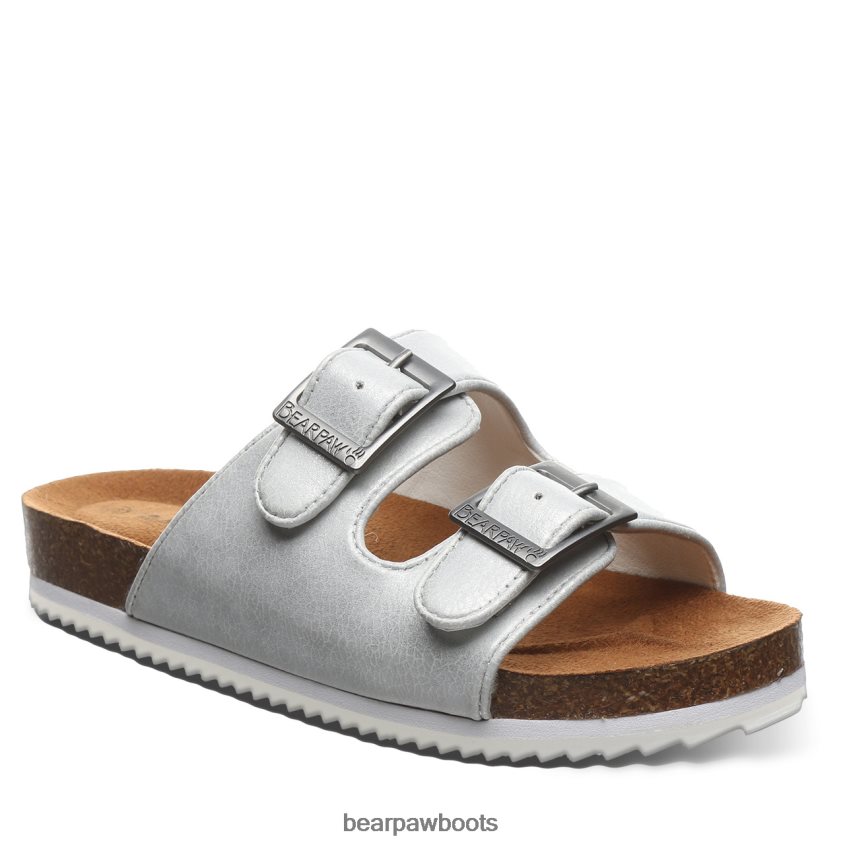 Sandalen BEARPAW Brooklyn-Jugend weißmetallic Kinder J080PL625