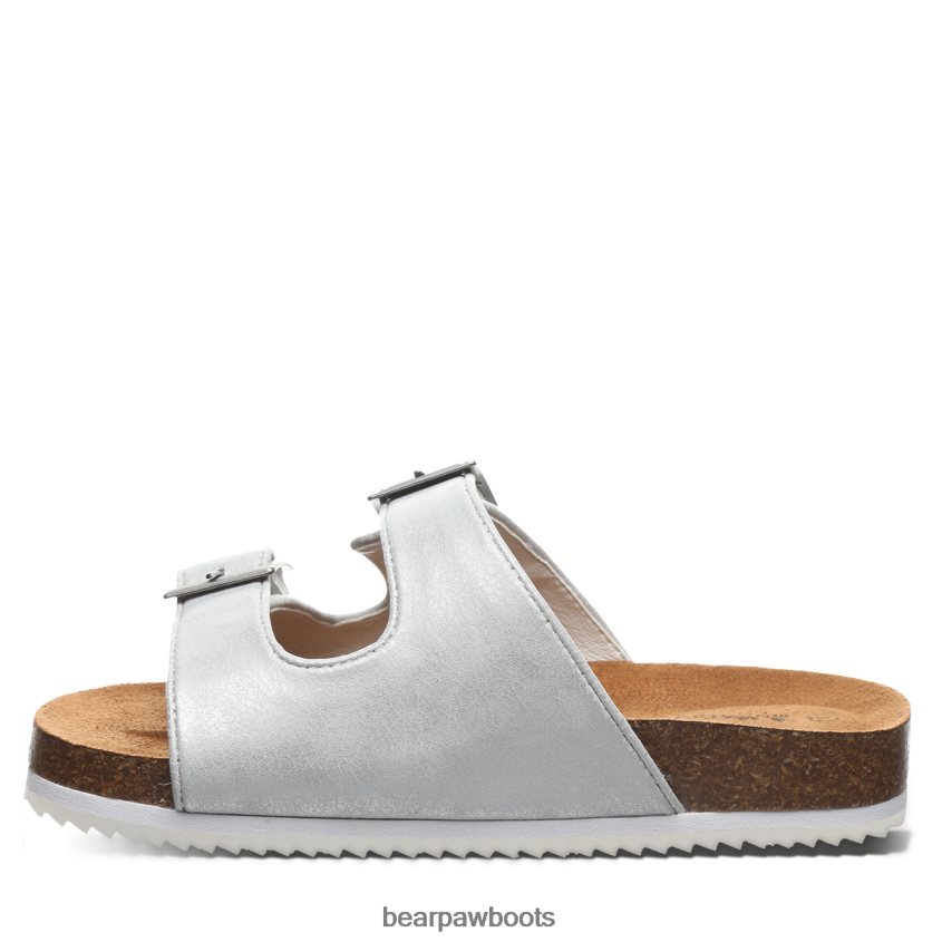 Sandalen BEARPAW Brooklyn-Jugend weißmetallic Kinder J080PL625