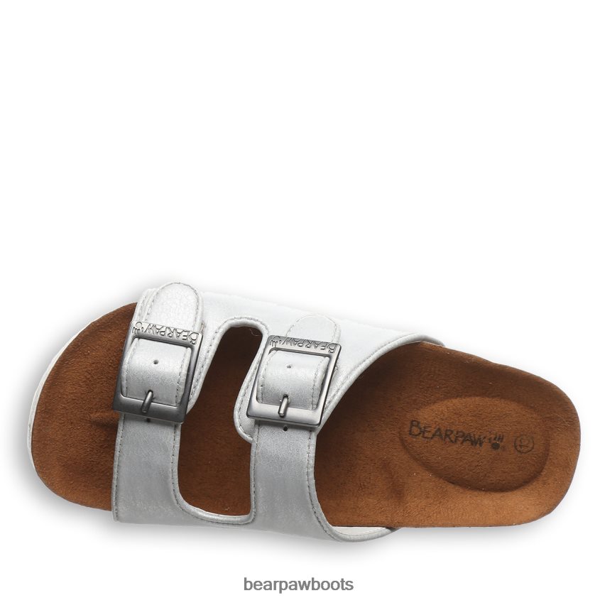 Sandalen BEARPAW Brooklyn-Jugend weißmetallic Kinder J080PL625