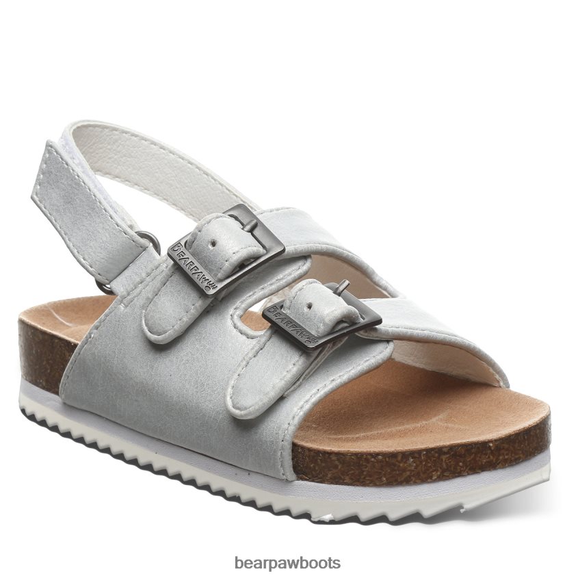 Sandalen BEARPAW Brooklyn-Kleinkind weißmetallic Kinder J080PL626