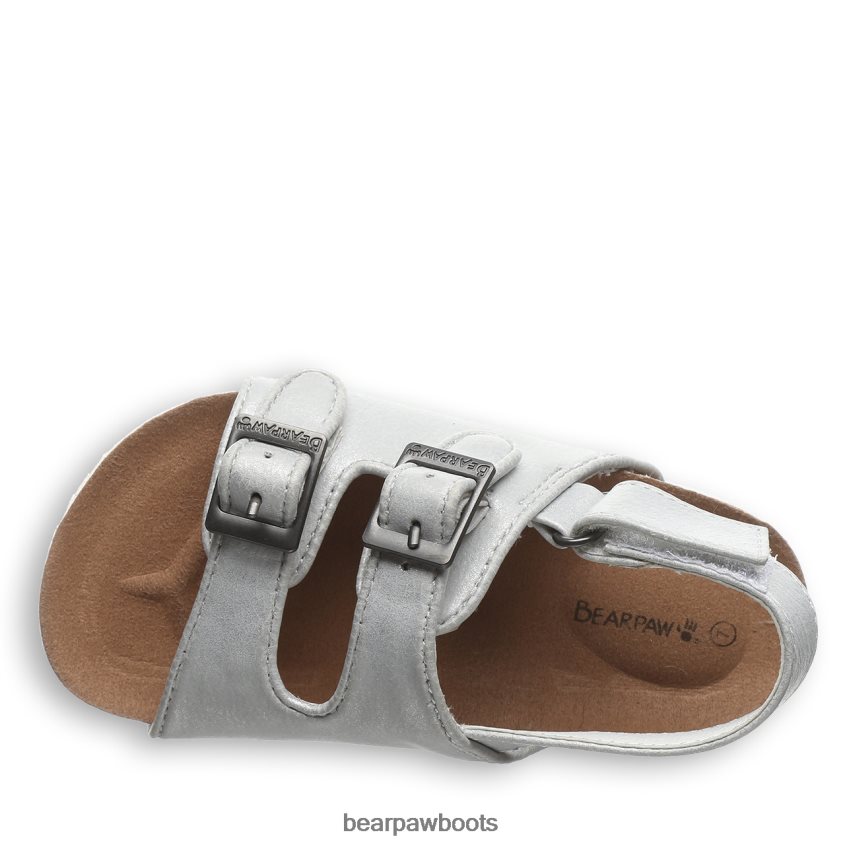 Sandalen BEARPAW Brooklyn-Kleinkind weißmetallic Kinder J080PL626