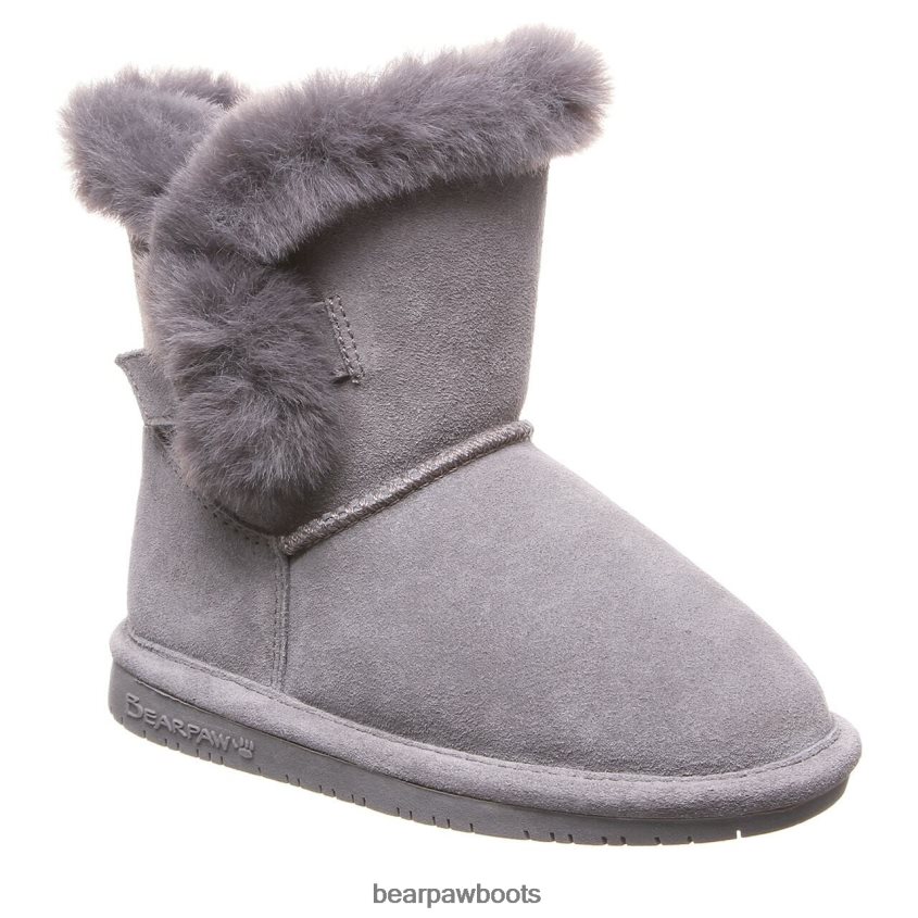 Stiefel BEARPAW Betsey Jugend grauer Nebel Kinder J080PL585