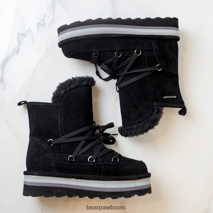 Stiefel BEARPAW Retro-Mondi-Jugend Schwarz Kinder J080PL599