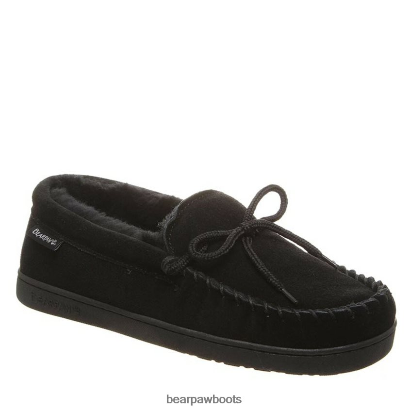 Hausschuhe BEARPAW moc ii breit Schwarz Männer J080PL527