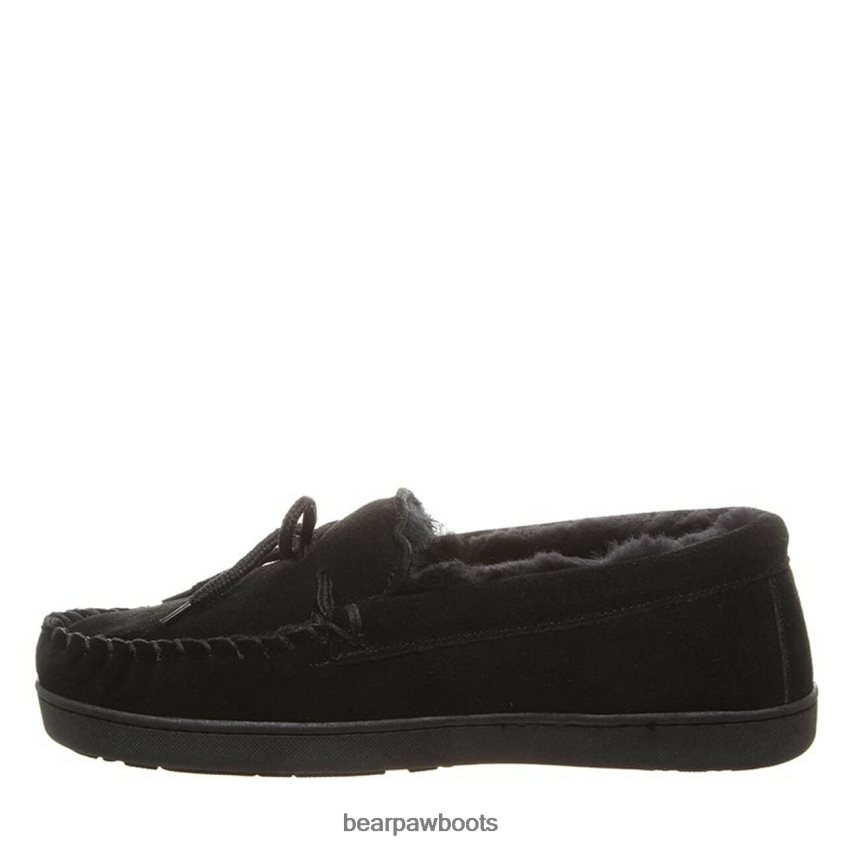 Hausschuhe BEARPAW moc ii breit Schwarz Männer J080PL527