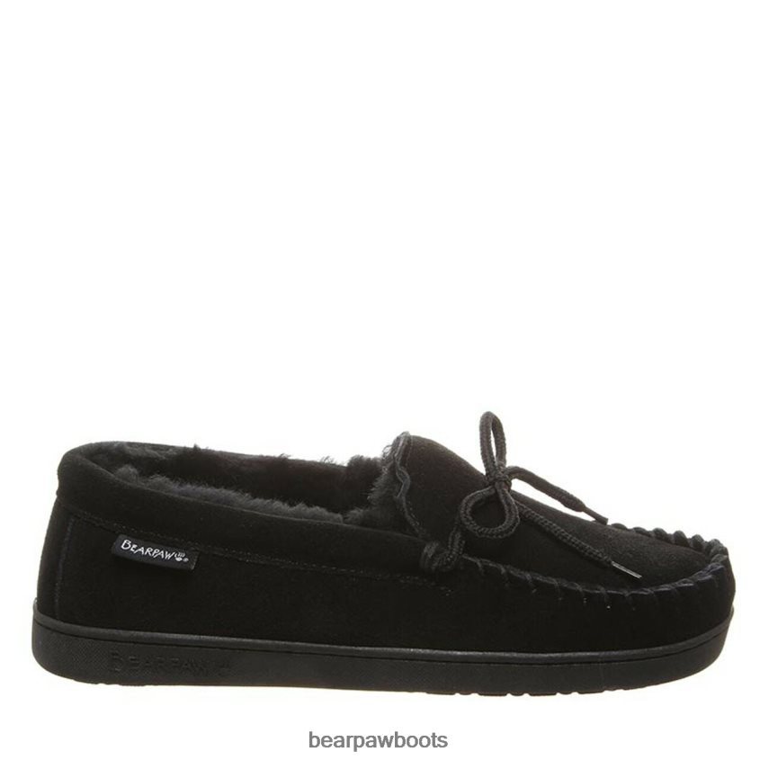 Hausschuhe BEARPAW moc ii breit Schwarz Männer J080PL527